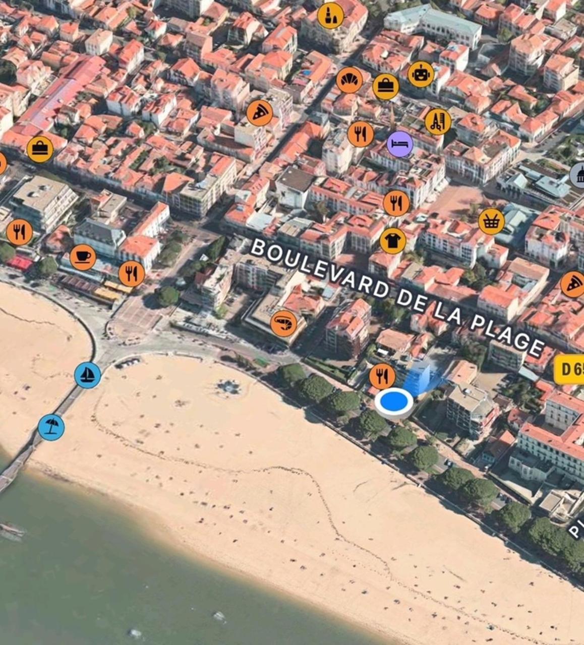 Studio Face Plage / Centre Ville Аркашон Екстер'єр фото